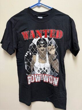 WANTED Bow Wow Graphic Tee - Black with Official Tour Merchandise Sm Like New